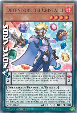 DETENTORE DEI CRISTALLI