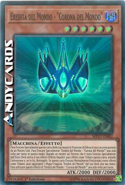 EREDITÀ DEL MONDO - "CORONA DEL MONDO"