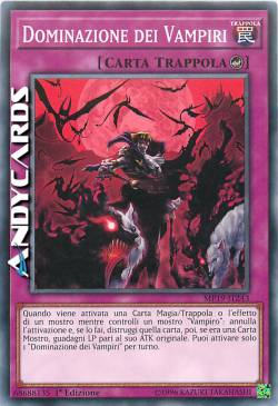 DOMINAZIONE DEI VAMPIRI