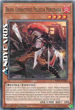 BRAVO, COMBATTENTE PELLICCIA MERCENARIA