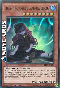 BURATTINO ARNESE BAMBOLA BISQUE