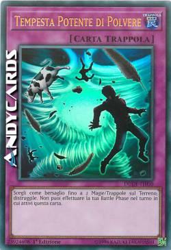 TEMPESTA POTENTE DI POLVERE