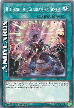 RITORNO DEL GLADIATORE BESTIA