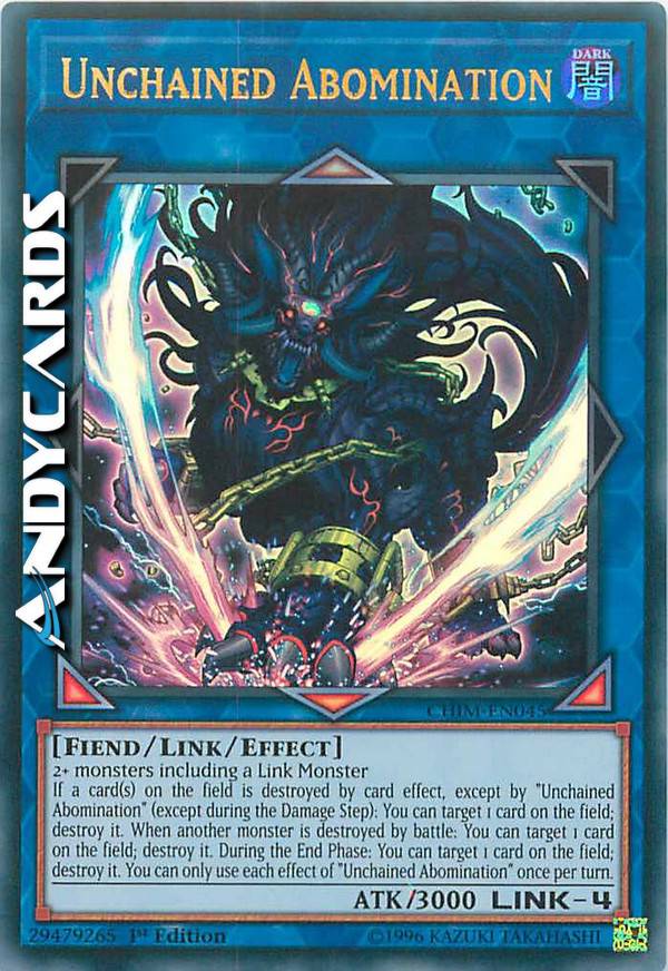 UNCHAINED ABOMINATION | AndyCards Srl