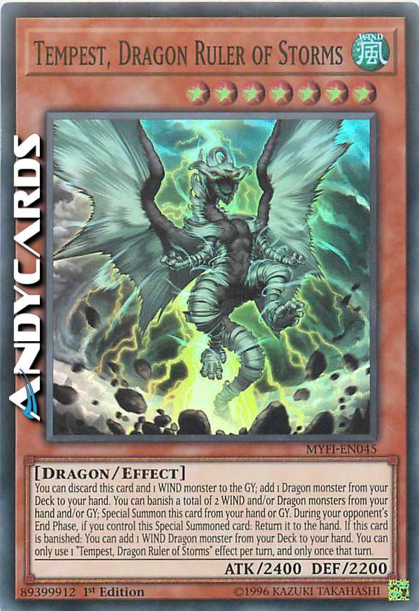 TEMPEST, DRAGON RULER OF STORMS | AndyCards Srl