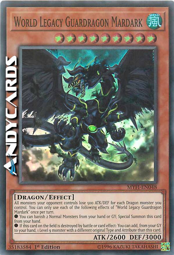 WORLD LEGACY GUARDRAGON MARDARK | AndyCards Srl