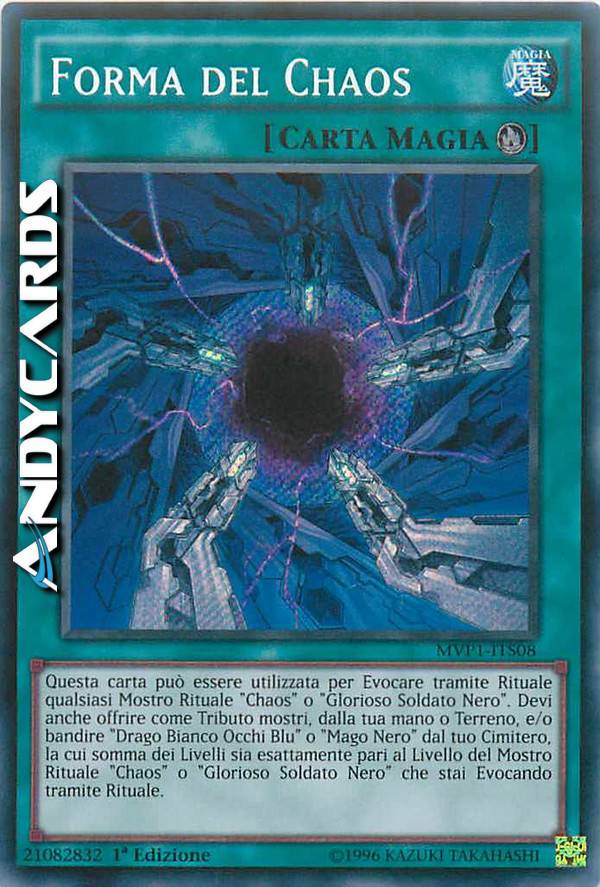 yugioh card chaos form Blue-Eyes MAX Dragon [MVP1-ENS04] Secret Rare Spellcaster/Ritual/Effect Yu-Gi-Oh! - Chaos Form -
