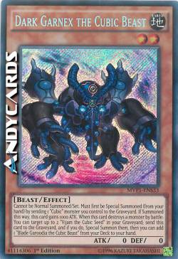 GARNEX NERO LA BESTIA CUBICA