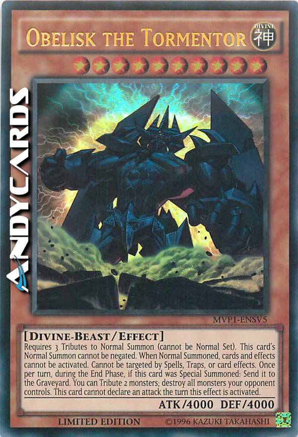 OBELISK THE TORMENTOR | AndyCards Srl