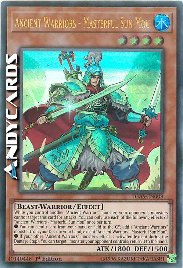 yugioh ancient warriors cards Ancient Warriors main image 1