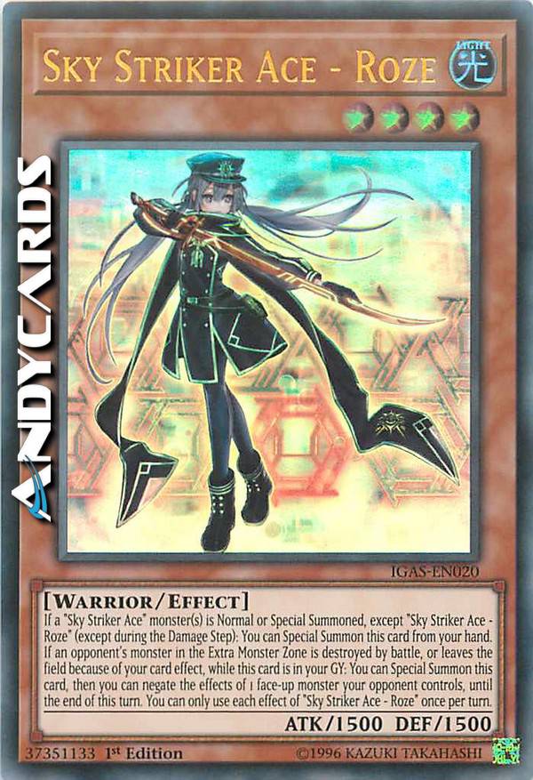 SKY STRIKER ACE - ROZE | AndyCards Srl