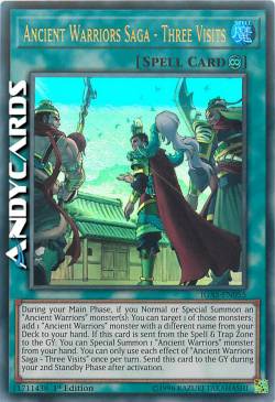 SAGA ANTICHI GUERRIERI - TRE VISITE