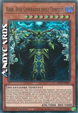 HARR, BOSS GENERAIDER DELLE TEMPESTE
