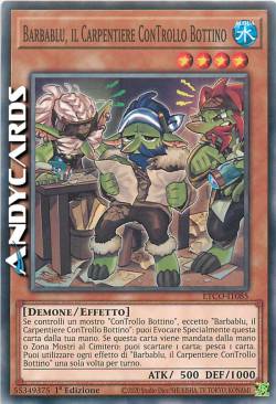 BARBABLU, IL CARPENTIERE CONTROLLO BOTTINO