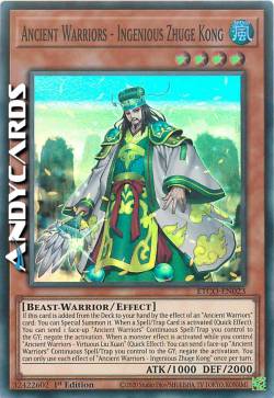 ANTICHI GUERRIERI - ZHUGE KONG L'INGEGNOSO