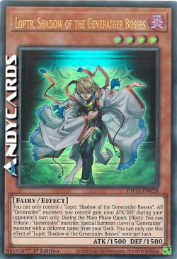 LOPTR, OMBRA DEI BOSS GENERAIDER