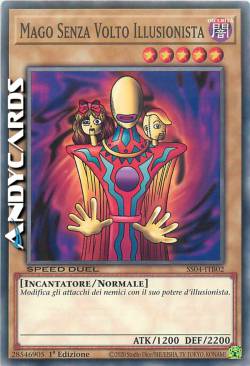 MAGO SENZA VOLTO ILLUSIONISTA
