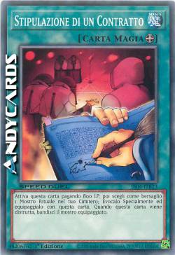 STIPULAZIONE DI UN CONTRATTO