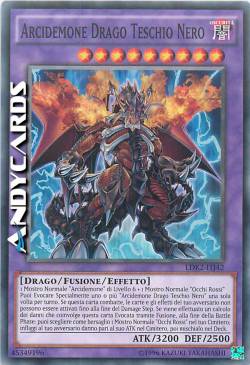 ARCIDEMONE DRAGO TESCHIO NERO 