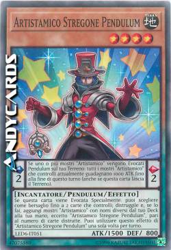 ARTISTAMICO STREGONE PENDULUM