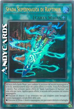 SPADA SUPERMAGICA DI RAPTINUS