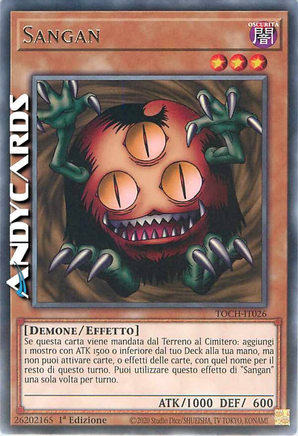 yugioh cards like sangan Sangan's Tragic Lore: The Story
