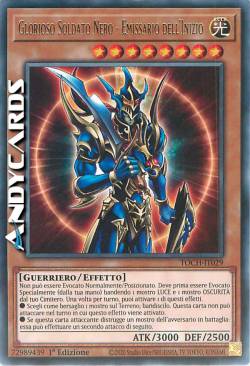 GLORIOSO SOLDATO NERO - EMISSARIO DELL'INIZIO (EX DELL'OSCURO DESIDERIO)