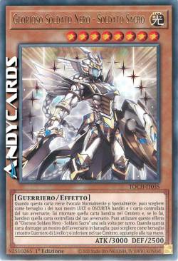 GLORIOSO SOLDATO NERO - SOLDATO SACRO