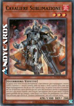 CAVALIERE SUBLIMAZIONE