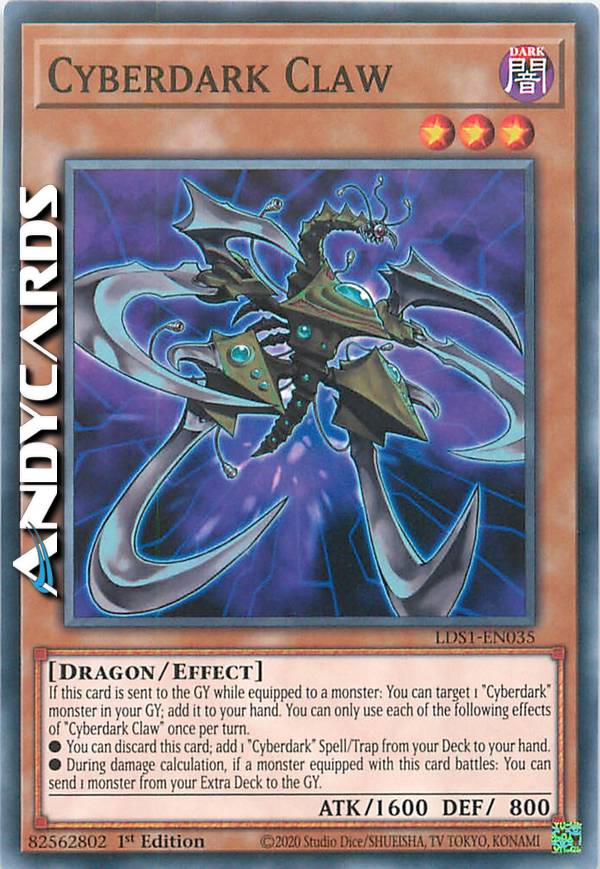 CYBERDARK CLAW | AndyCards Srl