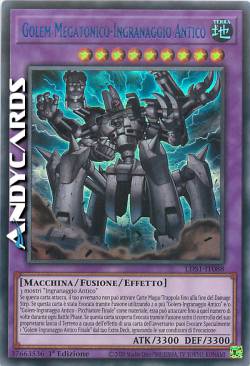 GOLEM MEGATONICO-INGRANAGGIO ANTICO