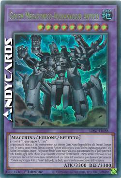 GOLEM MEGATONICO-INGRANAGGIO ANTICO