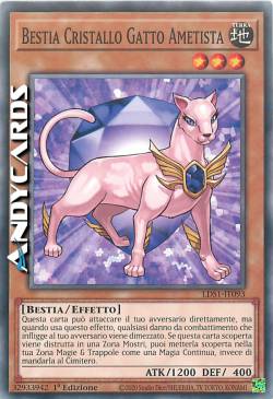 BESTIA CRISTALLO GATTO AMETISTA