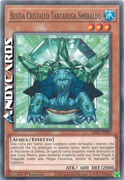 BESTIA CRISTALLO TARTARUGA SMERALDO