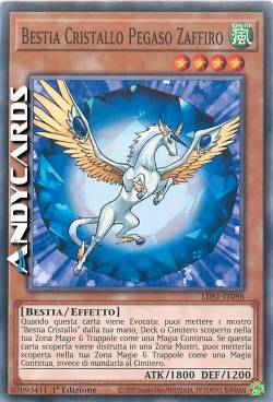 BESTIA CRISTALLO PEGASO ZAFFIRO