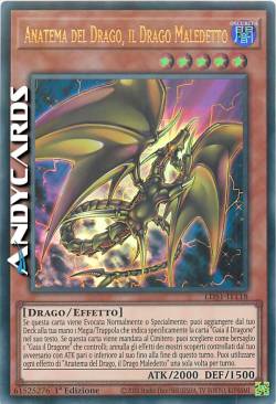 ANATEMA DEL DRAGO, IL DRAGO MALEDETTO