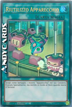 RIUTILIZZO APPARECCHIO
