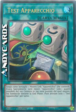 TEST APPARECCHIO
