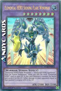 UOMO ALATO DELLA FIAMMATA LUCENTE EROE ELEMENTALE