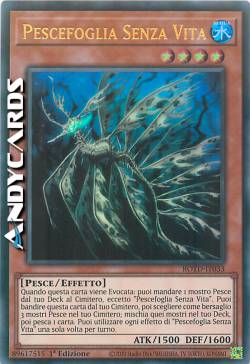 PESCEFOGLIA SENZA VITA