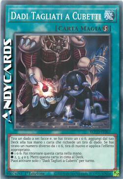 DADI TAGLIATI A CUBETTI
