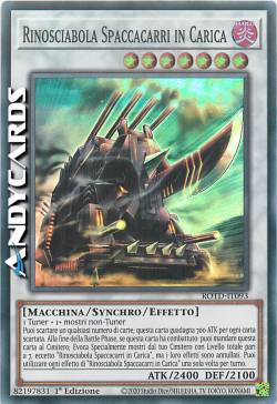 RINOSCIABOLA SPACCACARRI IN CARICA