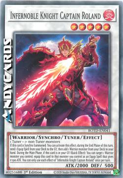 INFERNOBILE CAVALIERE CAPITANO ROLAND