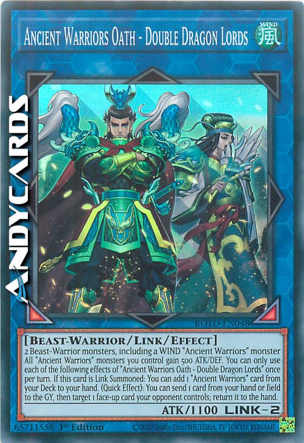 yugioh ancient warriors cards Ancient Warriors Eccentric Lu Jing - IGAS-EN010 Rare