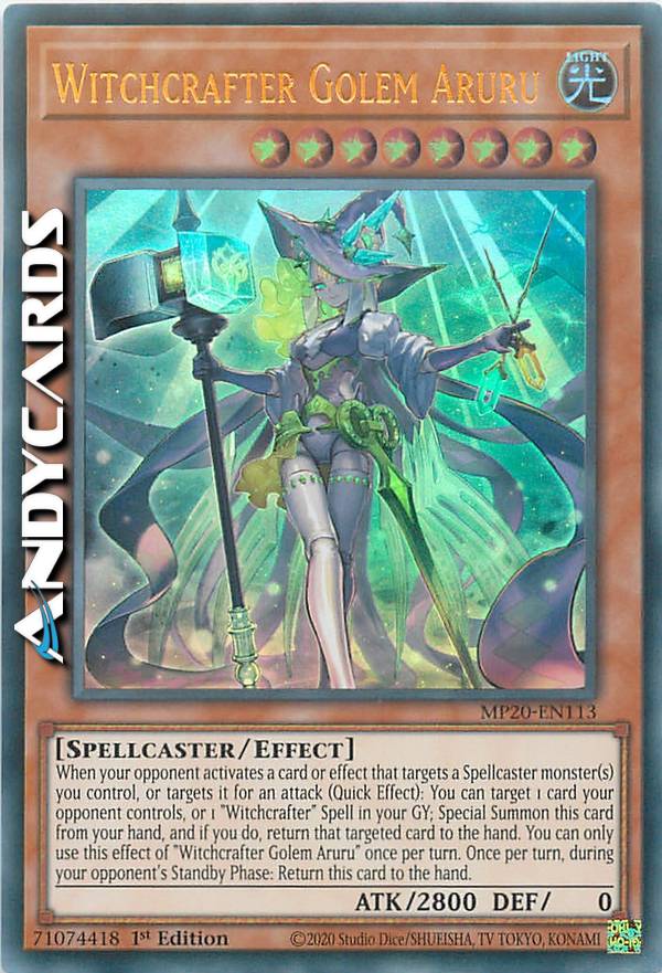 WITCHCRAFTER GOLEM ARURU | AndyCards Srl