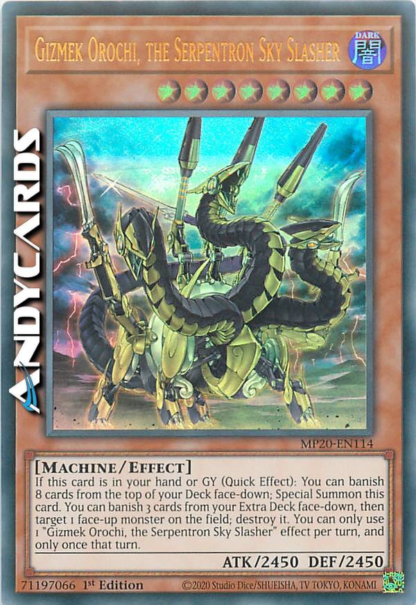 best yugioh deck 2021 Yugioh Gizmek Naganaki, the Sunrise Signaler DAMA-EN016 Ultra Rare 1st main image 0