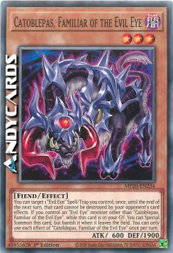 CATOBLEPAS, FAMIGLIO DEL MALOCCHIO