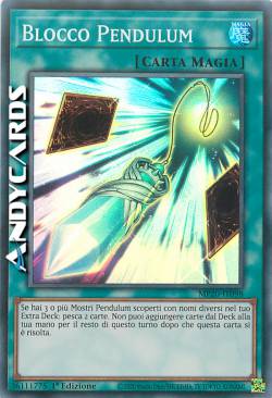 BLOCCO PENDULUM