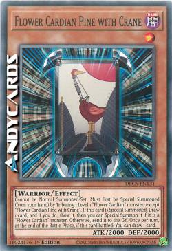 FLOWER CARDIAN PINE WITH CRANE