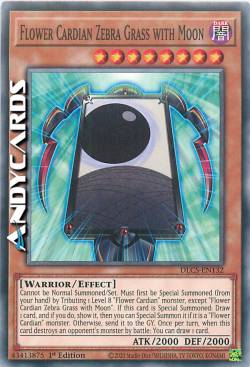 FIORE CARDIAN ERBA DELLA ZEBRA CON LA LUNA